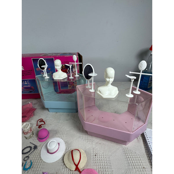 Barbie Dream Store Fashion Department Playset Accessories and Box Vintage 1980s