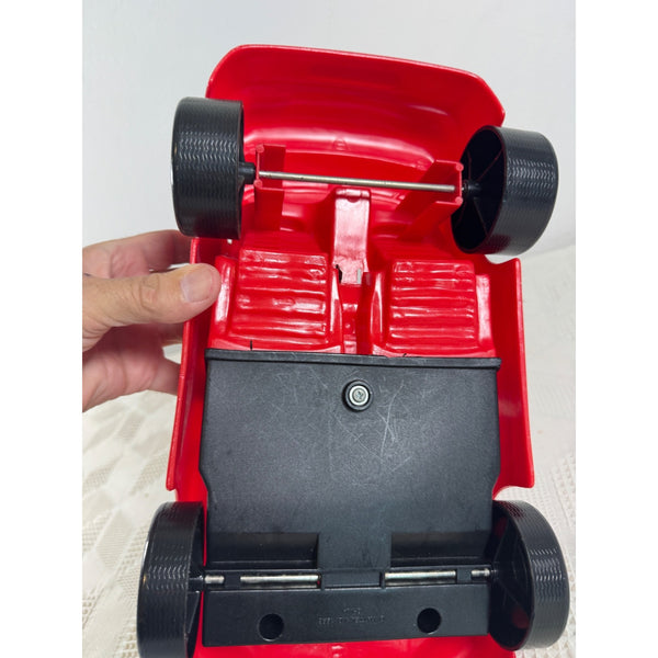 Barbie Red Convertible Car 1996 Mattel Vintage Plastic Vehicle Black Interior
