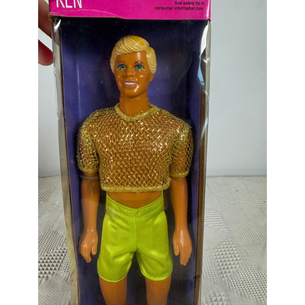 Ken Sun Sensation Barbie Doll Vintage 1991 Mattel Hot Summer Look 1392 NIB