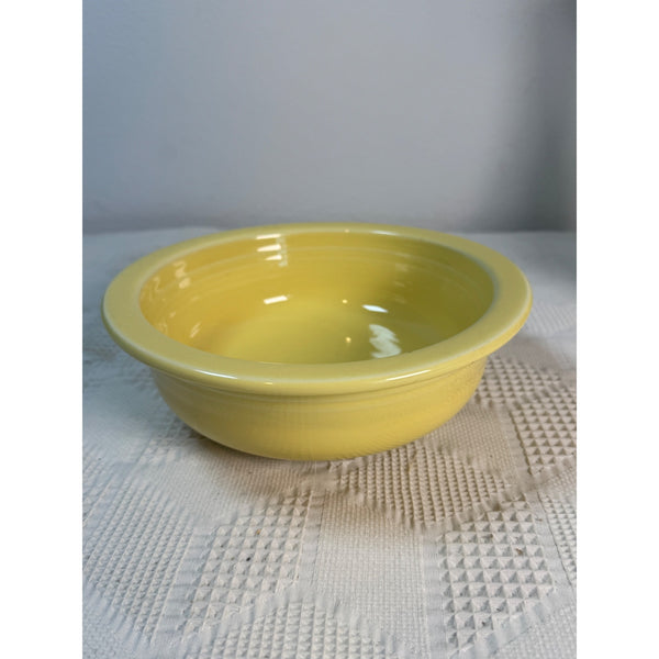Fiesta Yellow Ceramic Vegetable Serving Bowl by Homer Laughlin China Co USA