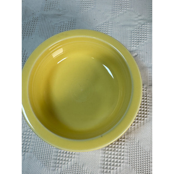Fiesta Yellow Ceramic Vegetable Serving Bowl by Homer Laughlin China Co USA