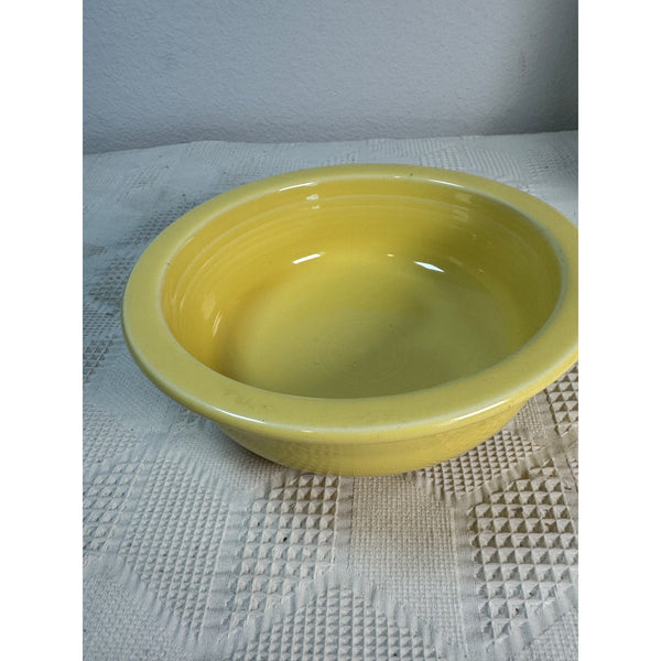 Fiesta Yellow Ceramic Vegetable Serving Bowl by Homer Laughlin China Co USA