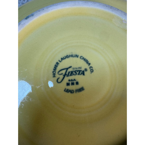 Fiesta Yellow Ceramic Vegetable Serving Bowl by Homer Laughlin China Co USA