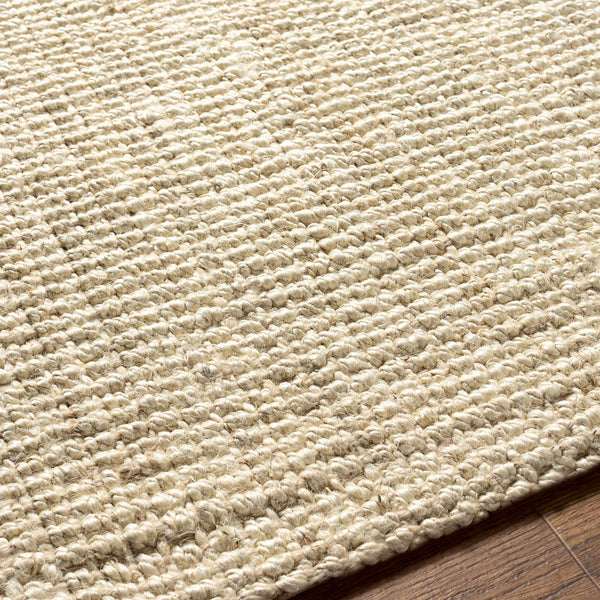 Ambel Cream Jute Rug no pile