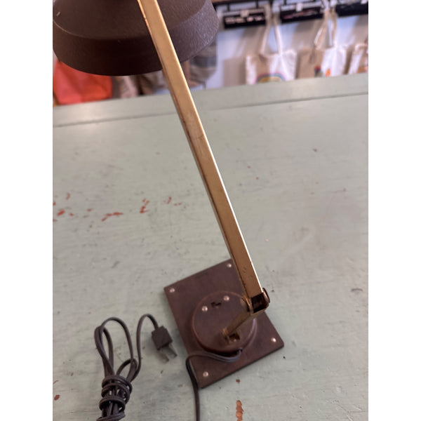 Vintage Tensor Desk Lamp w Adjustable Arm and Metal Shade MCM Design