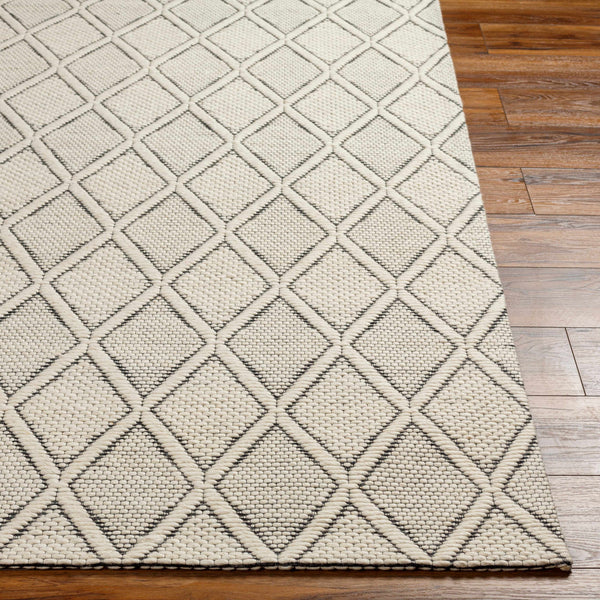 Aeron Wool Area Rug corner