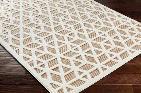 Nuri Tan Outdoor Rug modern