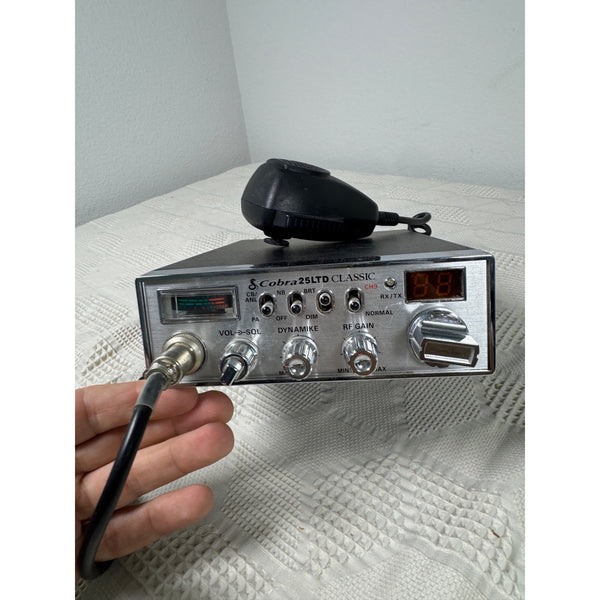Cobra 25 LTD Classic CB Radio w Microphone & Controls FCC Certified Vintage