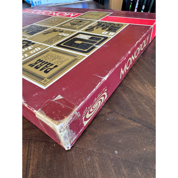 Vintage Monopoly 1960s Parker Brothers Board Game Complete Set Classic Red Box