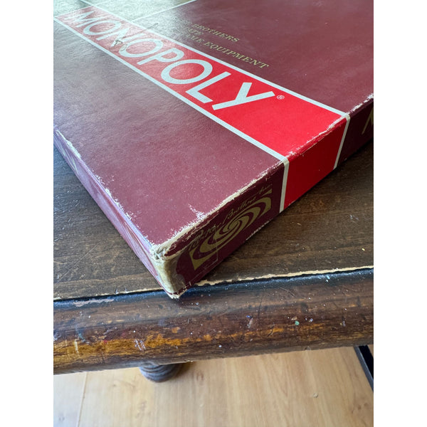 Vintage Monopoly 1960s Parker Brothers Board Game Complete Set Classic Red Box
