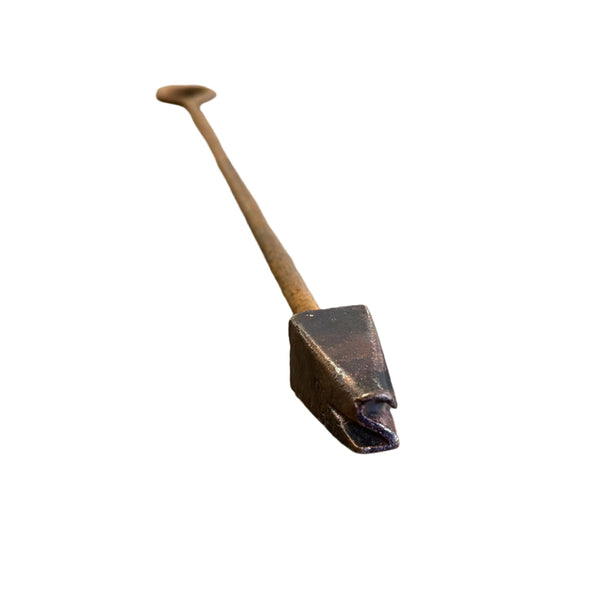 Antique Branding Iron with 2 Logo for Horn Branding
