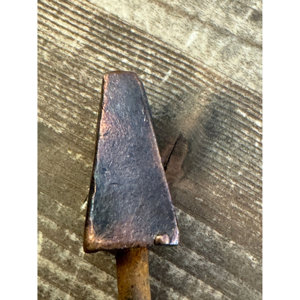 Antique Branding Iron with 2 Logo for Horn Branding