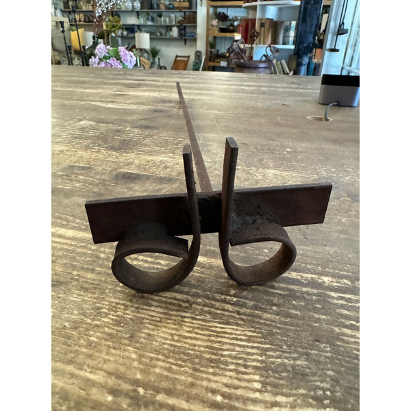 Antique Dualling 6 Jurupa Valley Branding Iron cowboy decor 1920s western