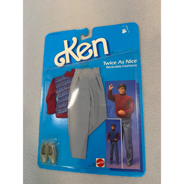 Ken Twice as Nice Reversible Fashions 2308 1980s Vintage Doll Outfit Ken NWB