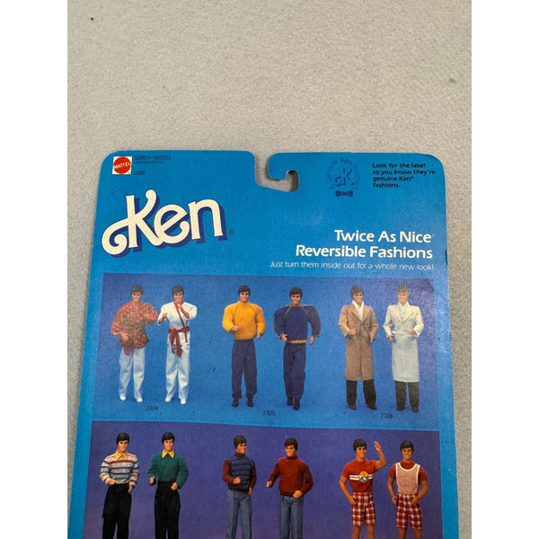 Ken Twice as Nice Reversible Fashions 2308 1980s Vintage Doll Outfit Ken NWB