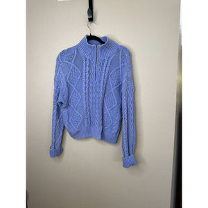 Lucky Brand Womens Blue Sweater