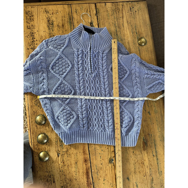 Lucky Brand Womens Blue Sweater