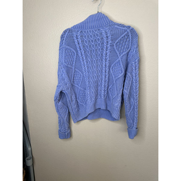 Lucky Brand Womens Blue Sweater