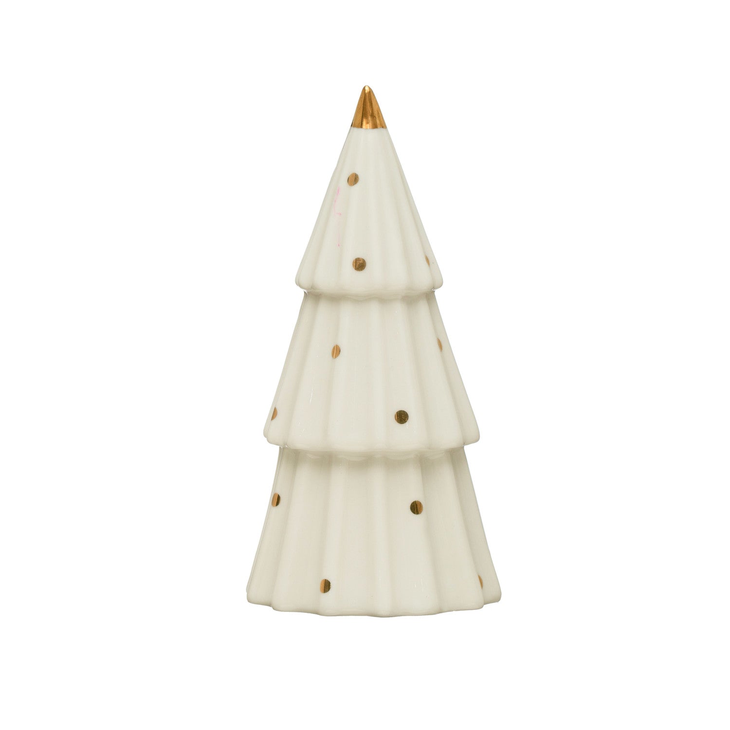 Stoneware Tree w/ Gold Electroplated Dots