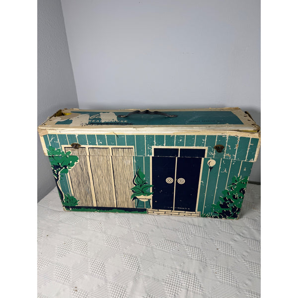 Barbie Dream House 1962 Vintage Cardboard Folding Dollhouse with Furniture