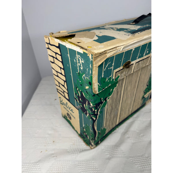 Barbie Dream House 1962 Vintage Cardboard Folding Dollhouse with Furniture