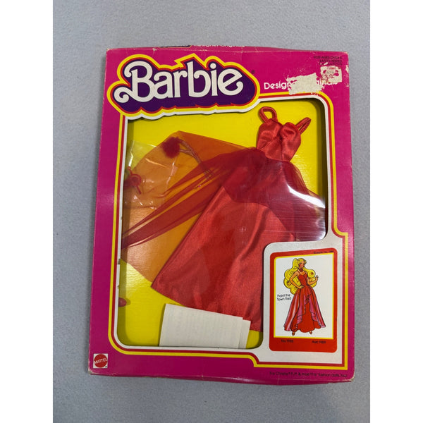 Barbie Designer Originals Paint the Town Red Doll Dress Outfit Mattel 1979 NWB