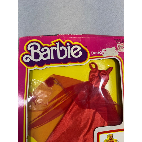 Barbie Designer Originals Paint the Town Red Doll Dress Outfit Mattel 1979 NWB