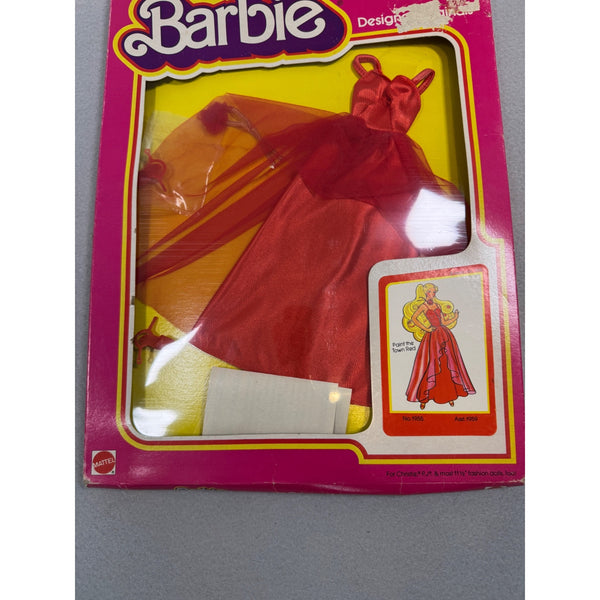Barbie Designer Originals Paint the Town Red Doll Dress Outfit Mattel 1979 NWB