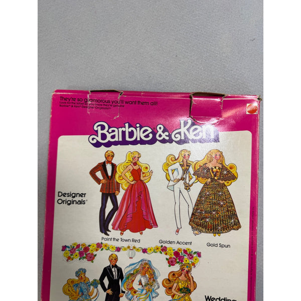 Barbie Designer Originals Paint the Town Red Doll Dress Outfit Mattel 1979 NWB