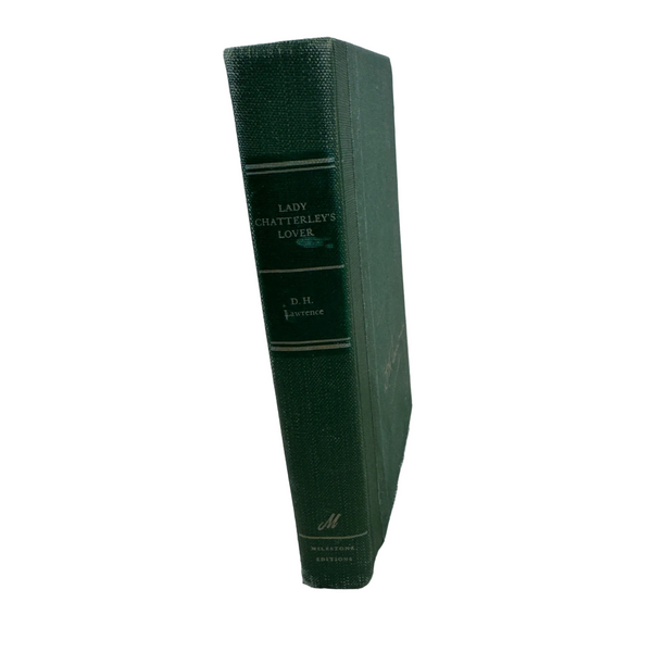 Lady Chatterleys Lover DH Lawrence 1960 Milestone Edition Hardcover Vintage Book. A vintage hardcover book titled 'Lady Chatterley's Lover' by D. M.