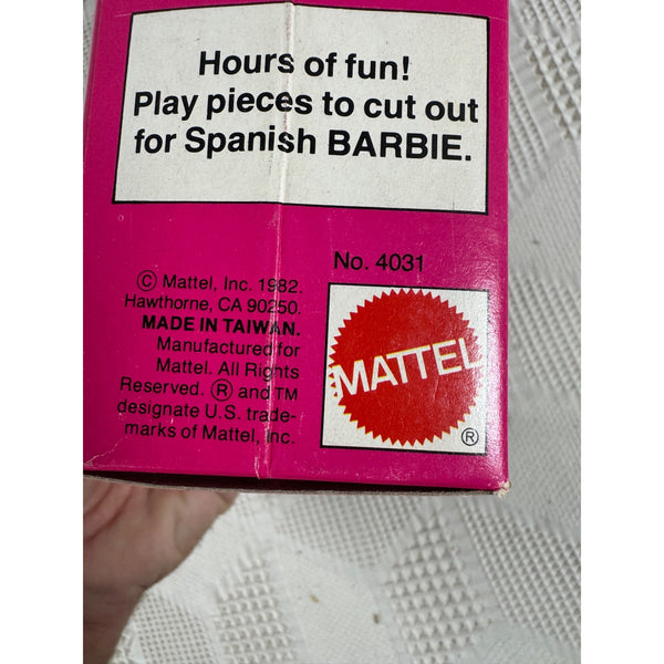 Spanish Barbie Doll In Box Vintage 1982 Mattel Collectible From Spain 4031 NIB