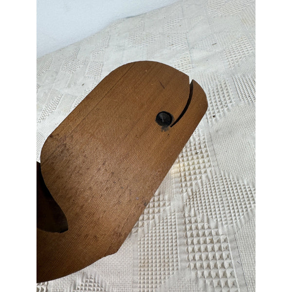 Wooden Whale Shaped Pen or Pencil Holder w 24 holes for Desk Organization Decor