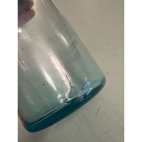 Ball Perfect Mason Half Gallon Aqua Blue Jar With Zinc Lid Vintage Collectible No 6