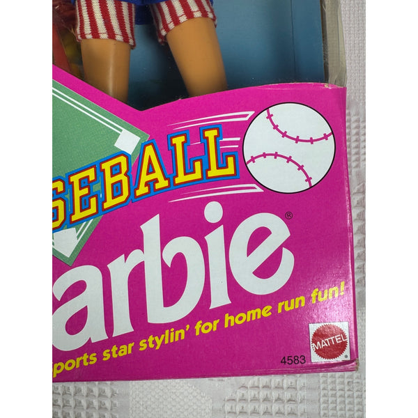 Baseball Barbie Doll Exclusive For Target 1998 Vintage Mattel 4583 NIB