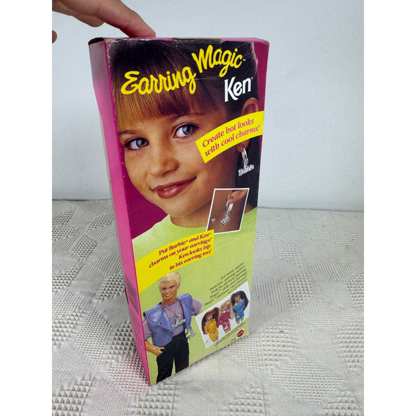 Earring Magic Ken Doll Vintage 1992 Mattel Includes Clip On Earrings 2290 NIB