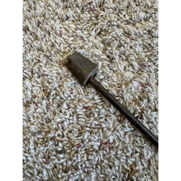 Antique Branding Iron with 4 Logo Cowboy Western Cattle Horn Branding Iron