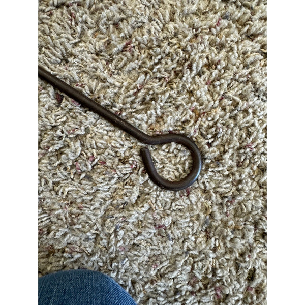 Antique Branding Iron with 4 Logo Cowboy Western Cattle Horn Branding Iron