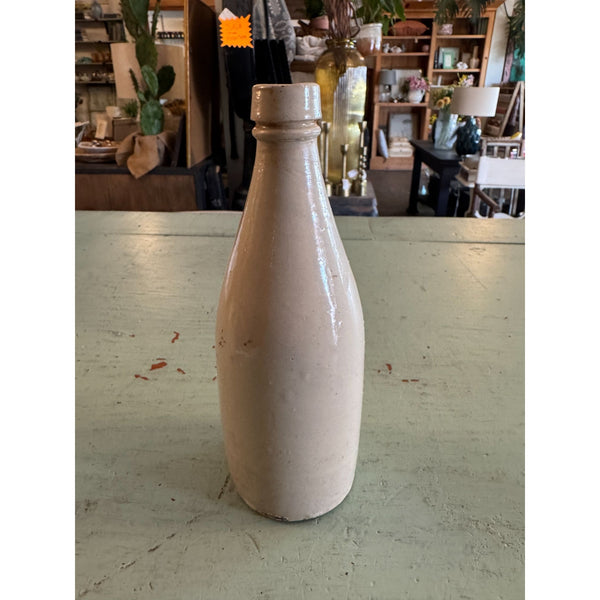 Antique Ginger Beer Ale Stoneware Bottle With Maker Stamp Collectible Vintage