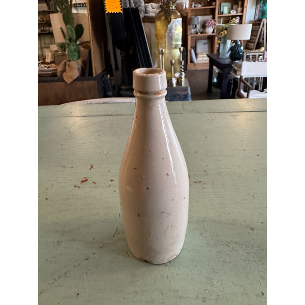 Antique Ginger Beer Ale Stoneware Bottle With Maker Stamp Collectible Vintage