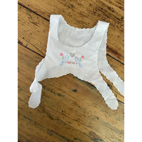 Vintage Baby White Baptism Collar