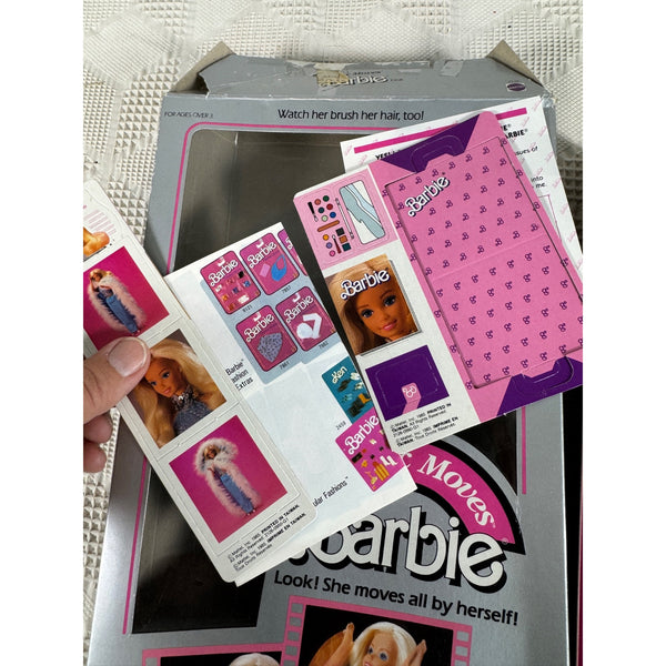 Magic Moves Barbie Doll Vintage 1985 Mattel w Accessories and Original Box