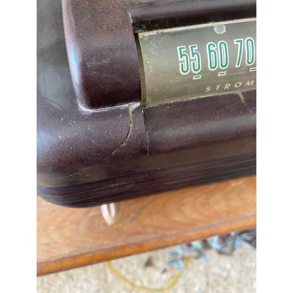 Stromberg Carlson Model 1500H Vintage Bakelite Tabletop Radio AM Dial