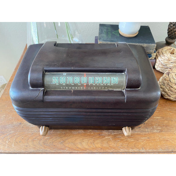 Stromberg Carlson Model 1500H Vintage Bakelite Tabletop Radio AM Dial