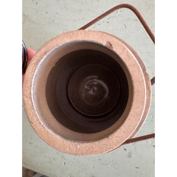 Antique The Weir 1800s Stoneware Crock Canning Jar