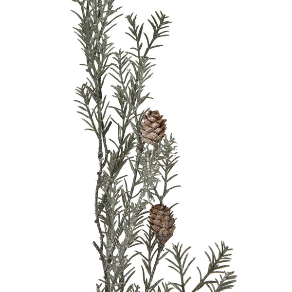 Faux Pine Spray w/ Pinecones