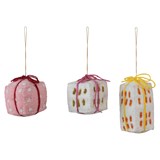 Handmade Wool Felt Gift Shaped Ornament