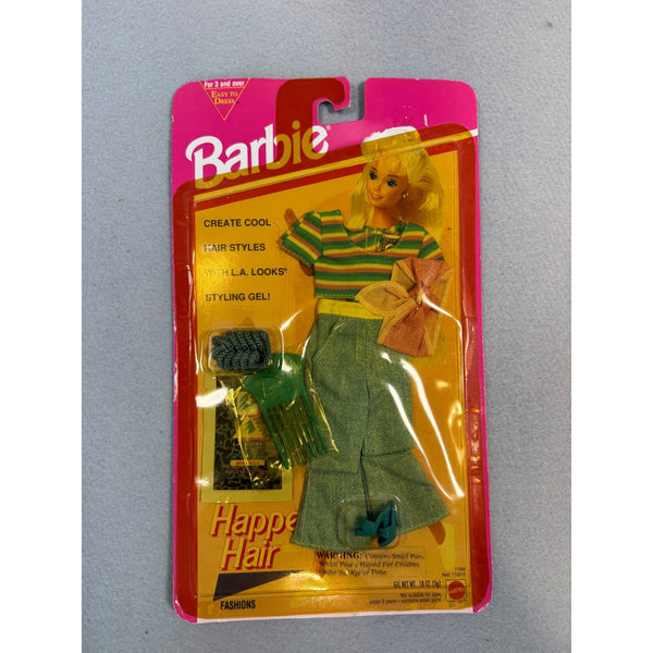 Barbie Happening Hair L A Looks Gel Fashion Doll Outfit Mattel Vintage 1993 NWB