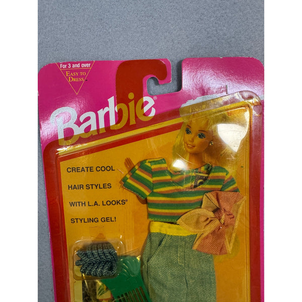 Barbie Happening Hair L A Looks Gel Fashion Doll Outfit Mattel Vintage 1993 NWB