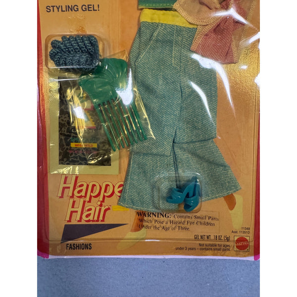 Barbie Happening Hair L A Looks Gel Fashion Doll Outfit Mattel Vintage 1993 NWB