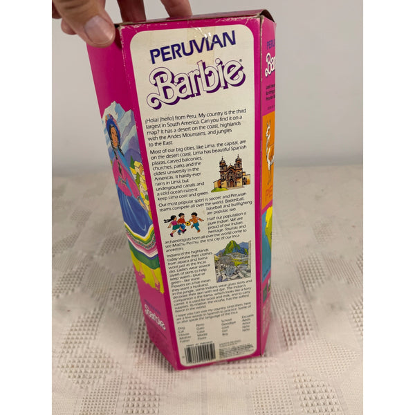 Peruvian Barbie Dolls Of The World Collection Mattel 1995 Vintage 2995 NIB